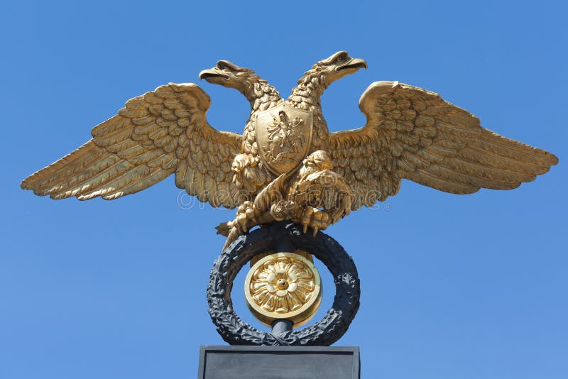 Aigle Double-dirigé photos libres de droits