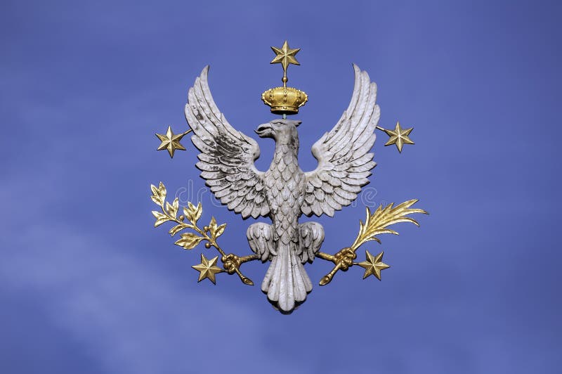 Aigle polonais photographie stock