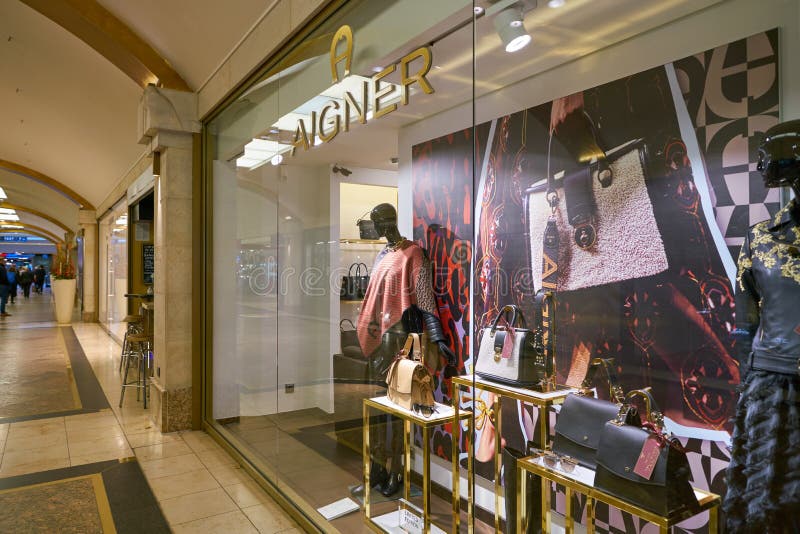 Aigner Boutique On The Shopping Street Of Berlin Editorial Stock Image