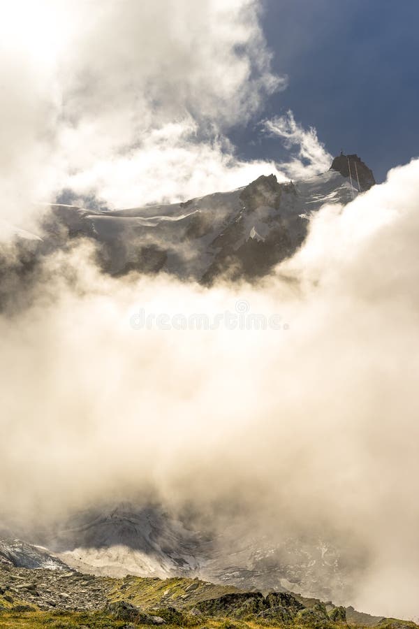 Aiguille du Midi maximum arkivbilder Aiguille du Midi maximum arkivbilder