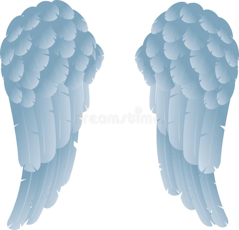 Ailes d'ange illustration de vecteur Ailes d'ange illustration de vecteur