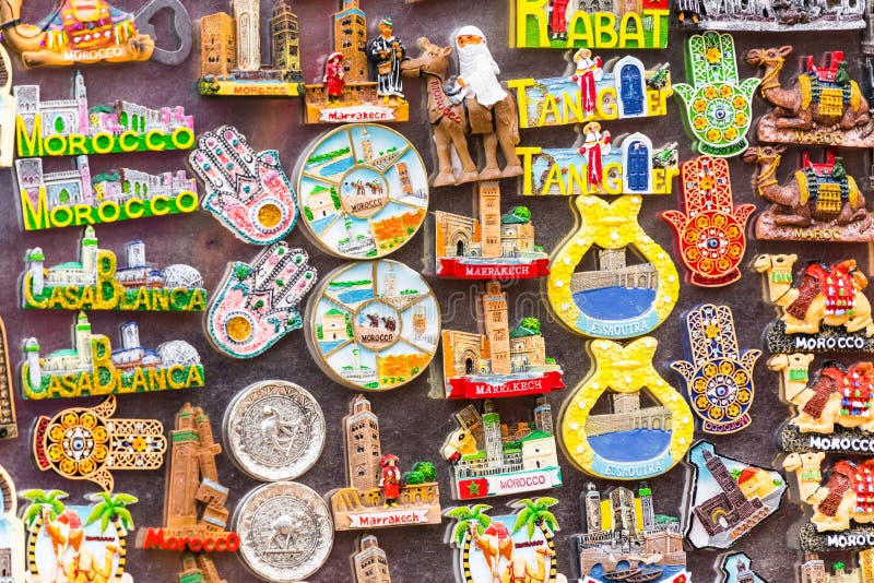 Magnet / Aimant de réfrigérateur artisanal - Souvenir du Maroc en