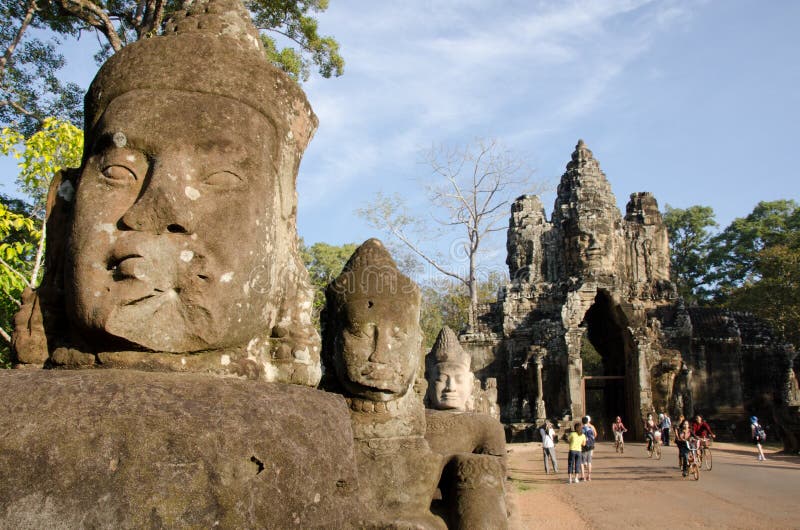 Ain entrance of Angkor Thom, Cambodia