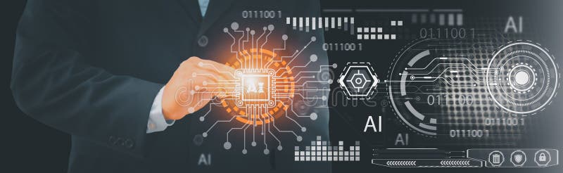 Aipower smart assistant революция повседневной жизни и работы управление задачами концепция ответ запрос автоматизации процедур стоковые фотографии rf