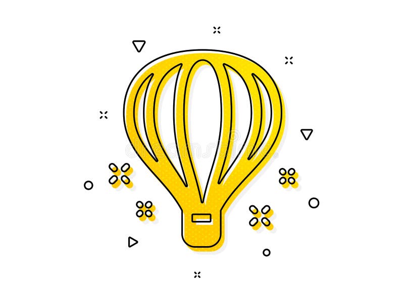 Air Balloon Icon. Sky Trip Sign. Vector Stock Vector Illustration of