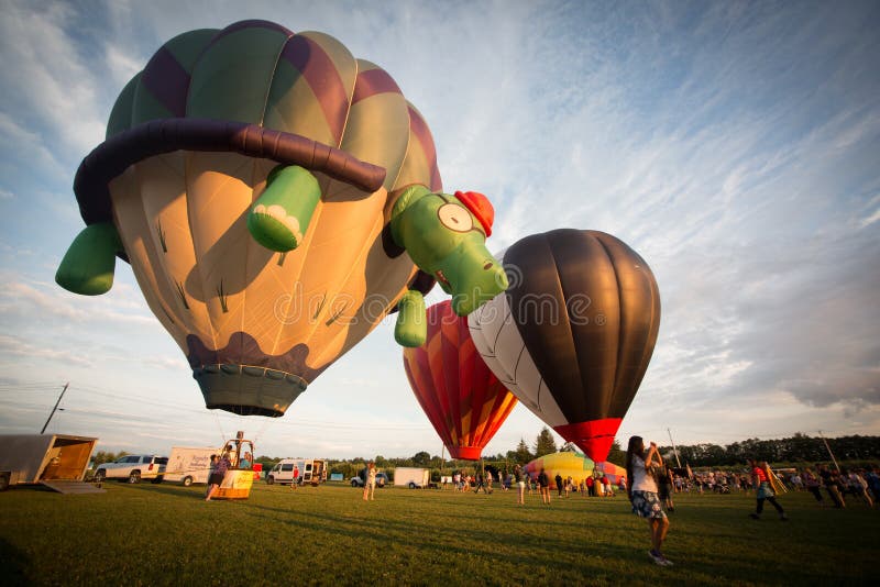 Air Balloon Show editorial photo. Image of valley, fammily 95800121