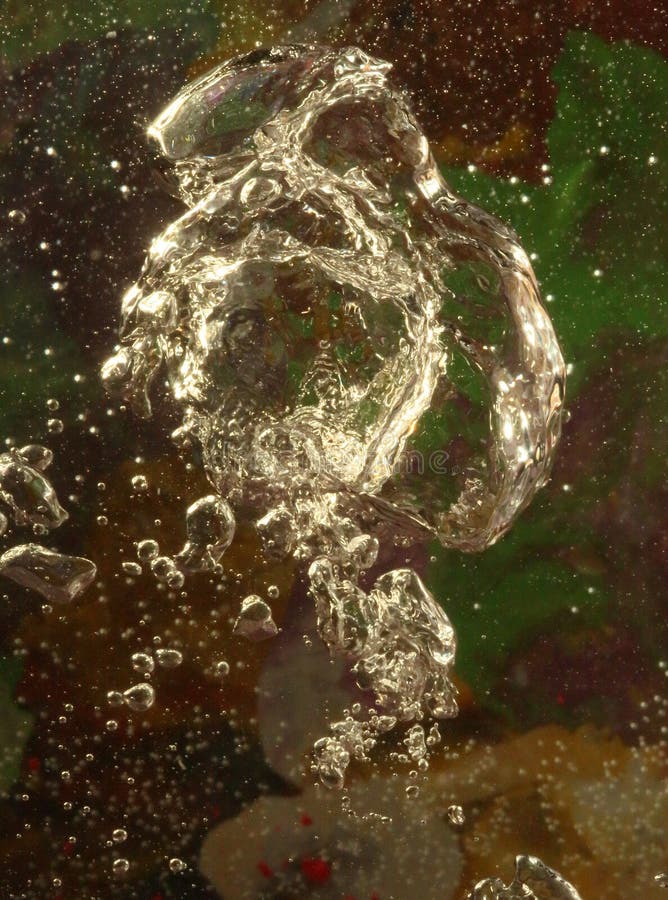 Air bubble rising in water stock photo. Image of rises 37813380