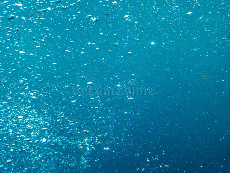 Air bubbles in the sea stock image. Image of submarine - 108416617