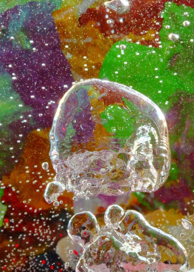 Air bubbles in water stock photo. Image of bubble, bubbly 37813262