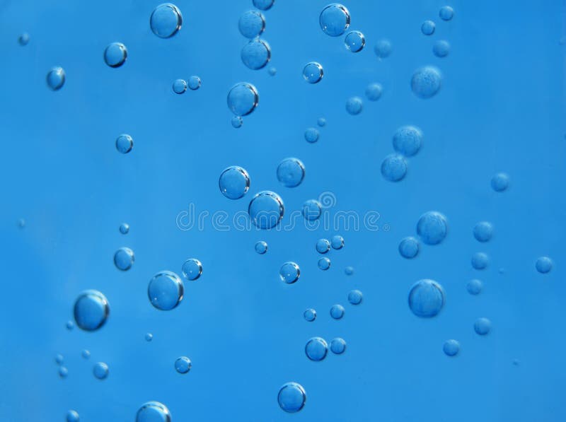 Air bubbles in water