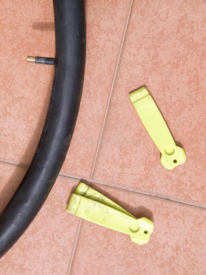 Bicycle Air Chamber Isolated Stock Photo Image of object, purchase