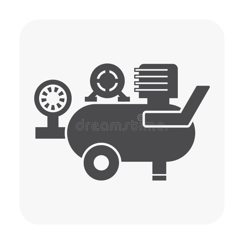 Air compressor pump royalty free illustration