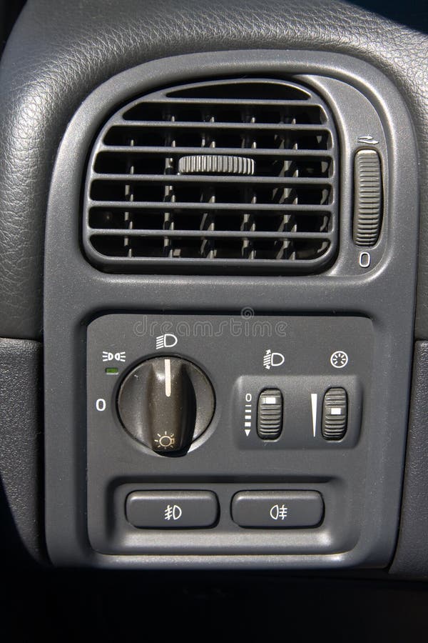 Air conditioner in the car stock photo. Image of climate 33674358