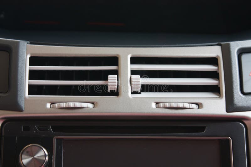 Air Conditioner. the Air Flow Inside the Car Stock Photo Image of
