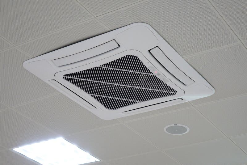 Ceiling Type Hanging Air Conditioner Unit Stock Image Image of dust
