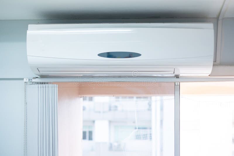 Air Conditioner Inside the Room of Office or House Stock Photo Image