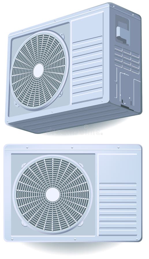 Modern Air Conditioner stock illustration. Illustration of cool 35286947