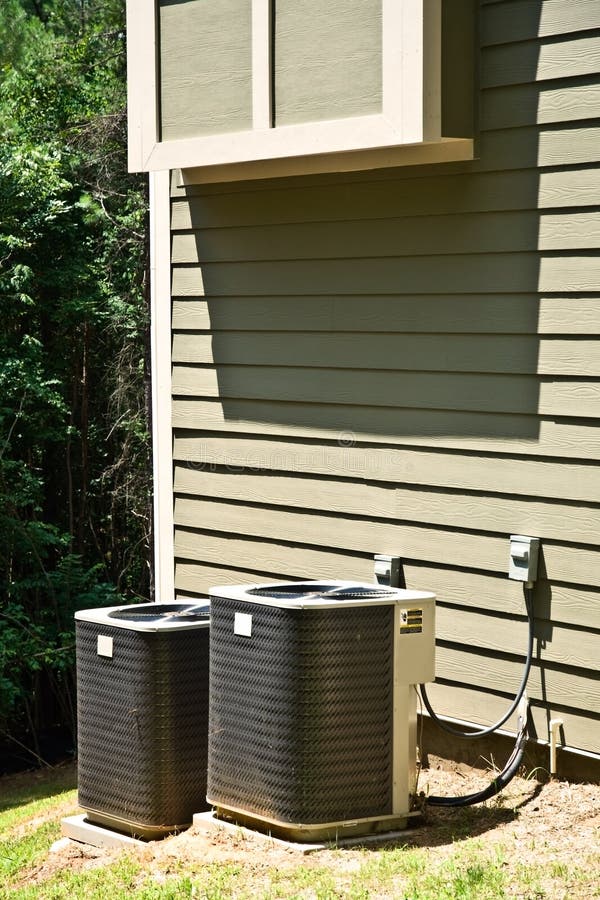 Air Conditioner Units on House