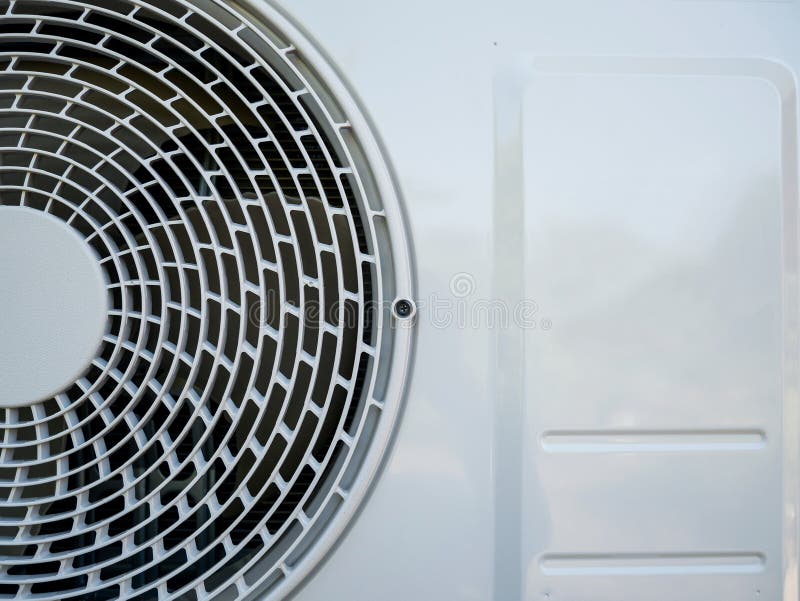 Air Conditioning Compressor Stock Photo Image of white, technology