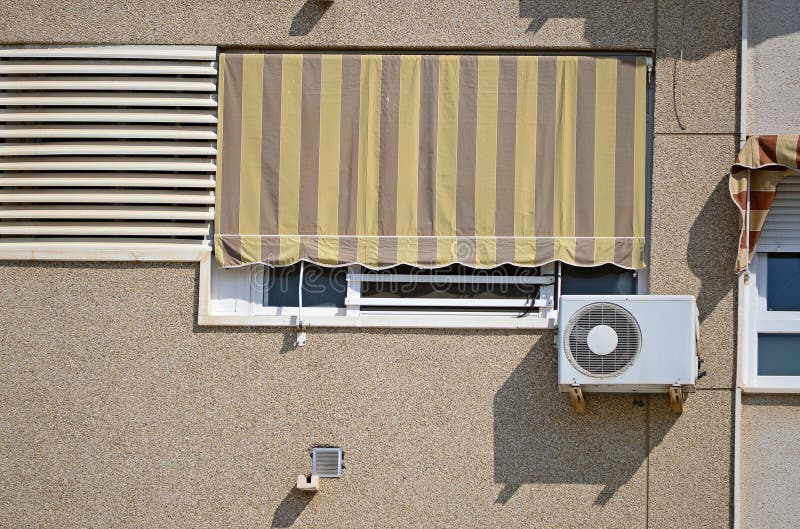 An Air Conditioning Unit stock image. Image of spain 60103533