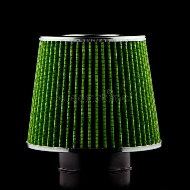 Air cone filter stock photo. Image of accessories, design 28584934