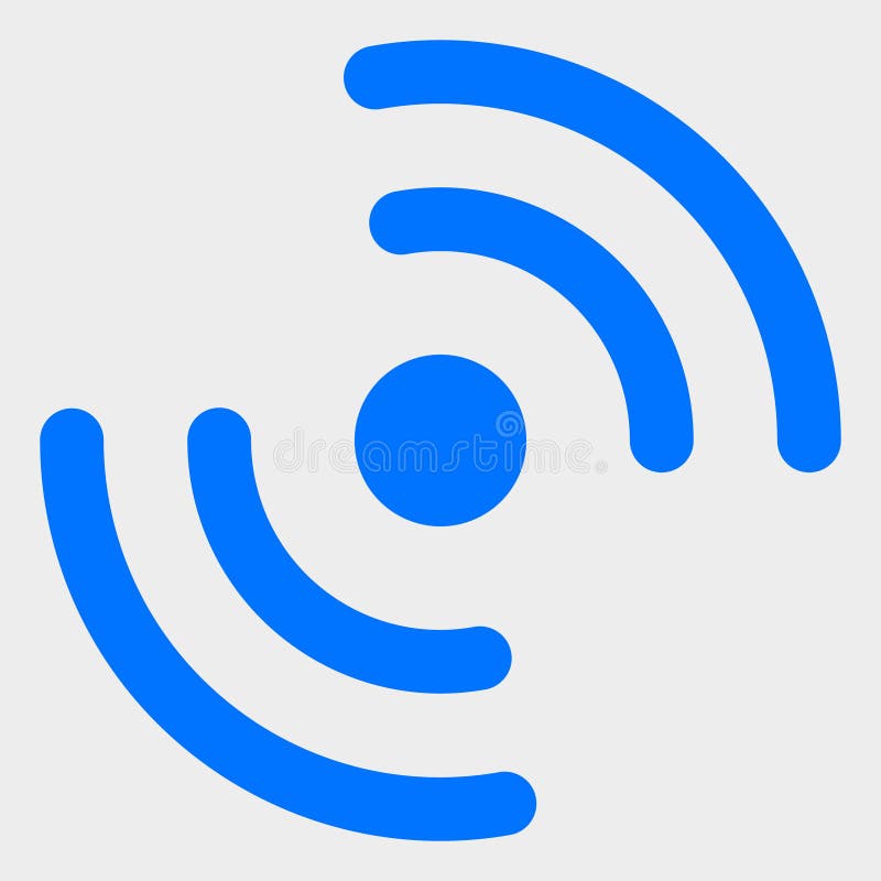 Air Cooler Rotation Raster Icon Illustration royalty free illustration