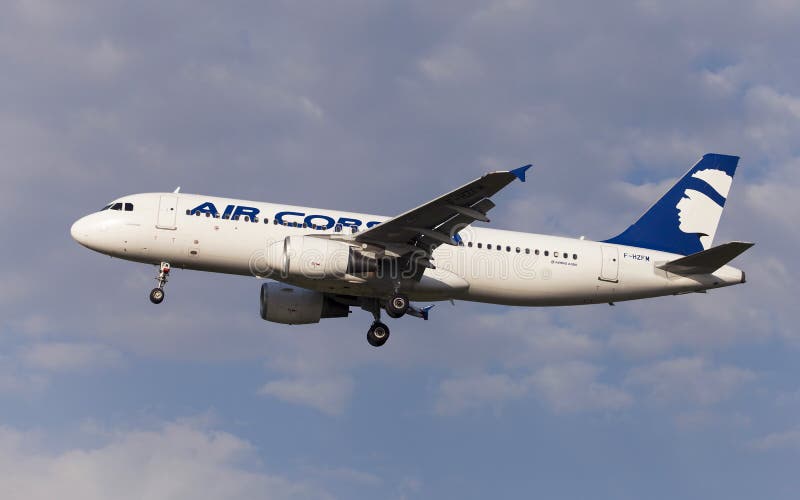Air Corsica Airbus A320 stock image Air Corsica Airbus A320 stock image