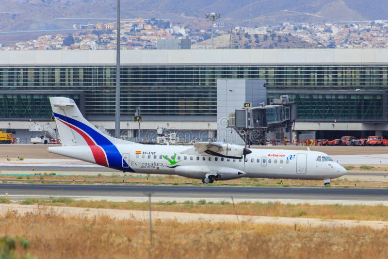 Air Europa turboprop taxiing