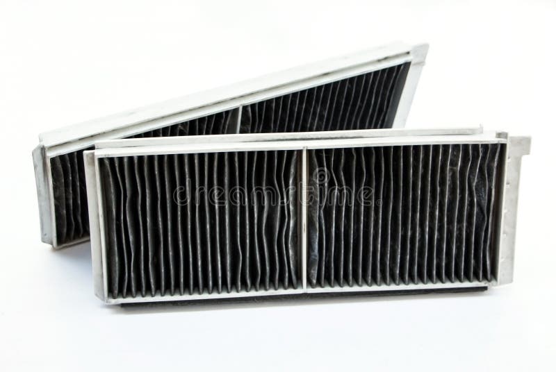 Air Filter for Very Dirty Car Air Conditioner Stock Image Image of