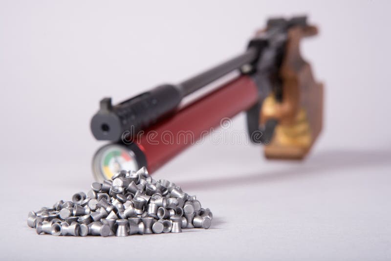 Air gun with pellets stock image. Image of force, caliber 22070085