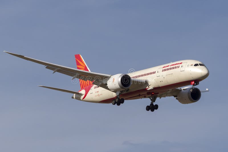 Air India Boeing 787 Dreamliner Redaktionelles Foto Bild