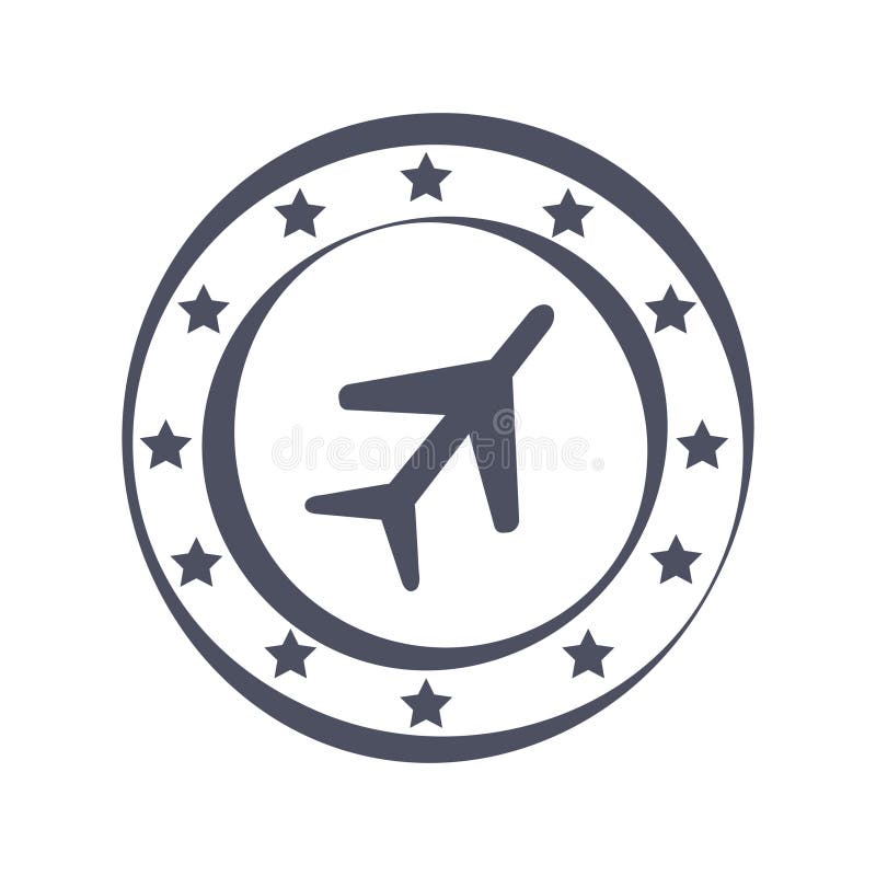 Air mail grunge postage stamp. Vector illustration stock illustration