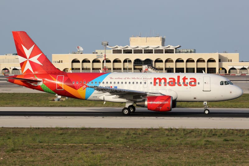 Air Malte Airbus A319 image stock Air Malte Airbus A319 image stock