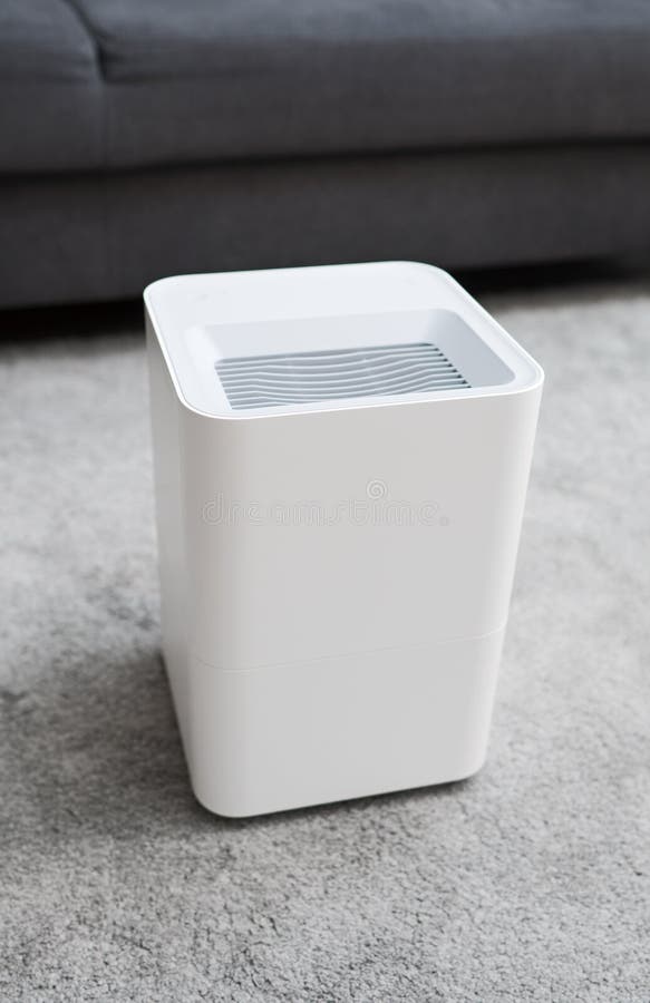 Air purifier in the room. stock photo. Image of household 182513234