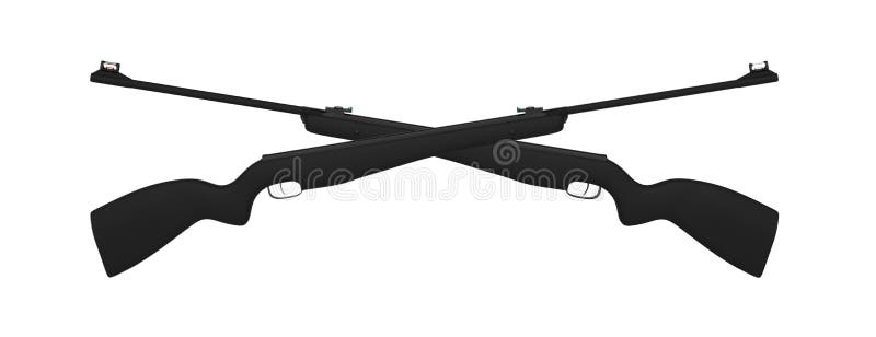 Air Rifle Lead Rifle Pellet Gun Stock Illustration - Illustration of