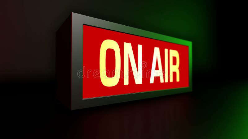 ON AIR sign