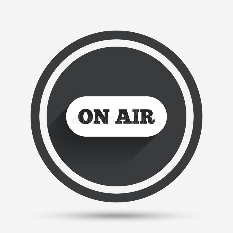 On Air Sign Icon Live Stream Symbol Stock Vector Illustration Of Button Snow 78340848 on air sign icon live stream symbol