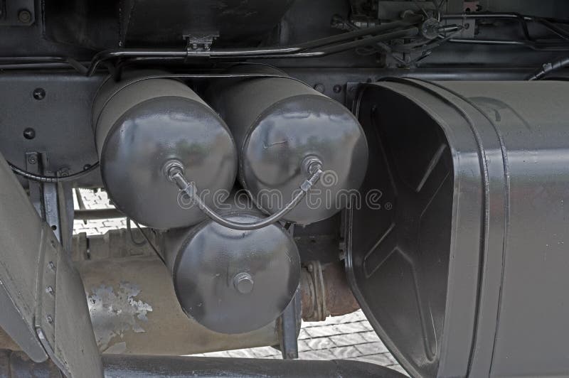 Air tank for truck stock photo. Image of stop, tank 145020738