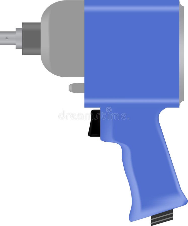 Air wrench stock vector. Illustration of impact, driver 7159902
