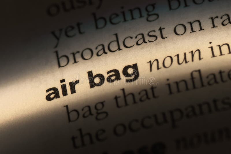 Airbag stock photo. Image of closeup, english, word 114409908