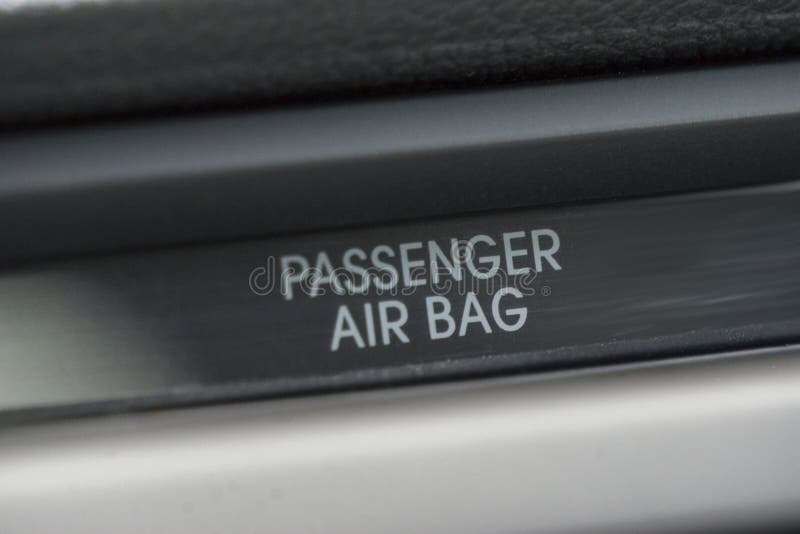 Airbag unterzeichnen herein Auto, Abschluss herauf Schuss lizenzfreie stockbilder Airbag unterzeichnen herein Auto, Abschluss herauf Schuss lizenzfreie stockbilder