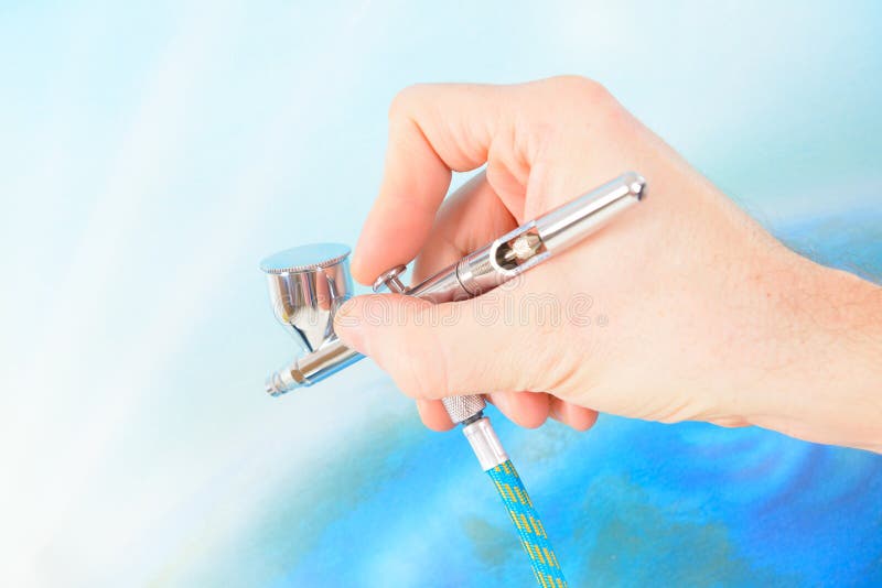 Airbrush stock image. Image of chrome, body, airbrushed 51116921