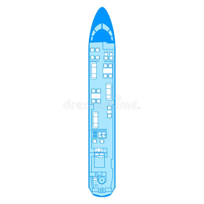 Airbus A318 Elite Aircraft Types PAX Passengers Seat Chair Scheme in ...