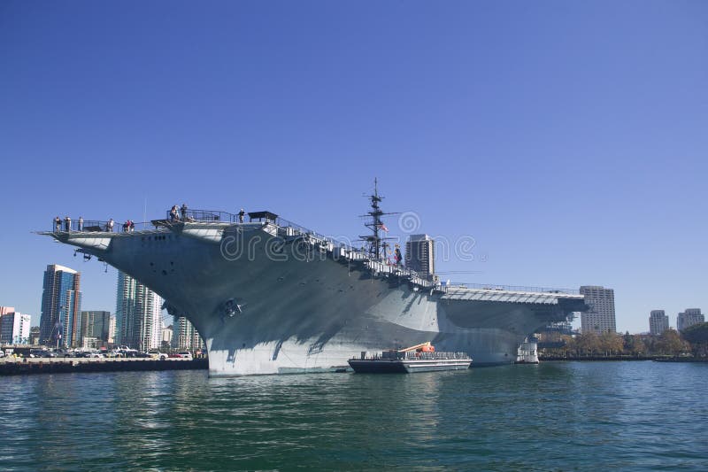 Aircraft Carrier Docked