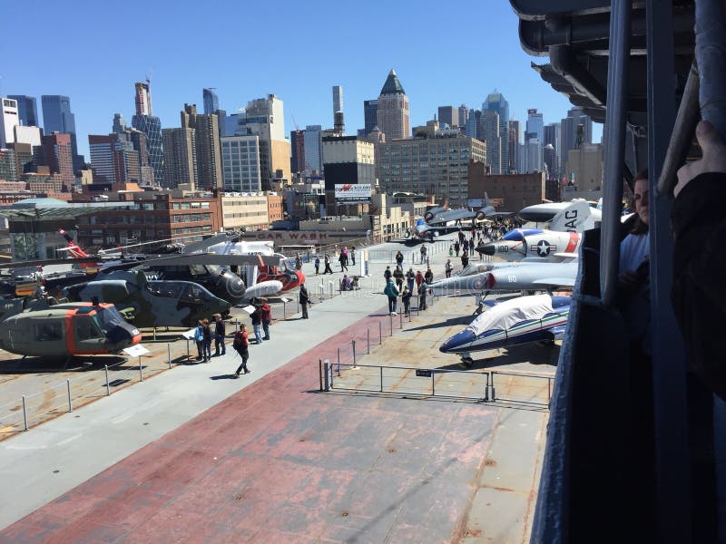 Aircraft in Aircraft Carrier Editorial Image Image of tourist, ship 105433360