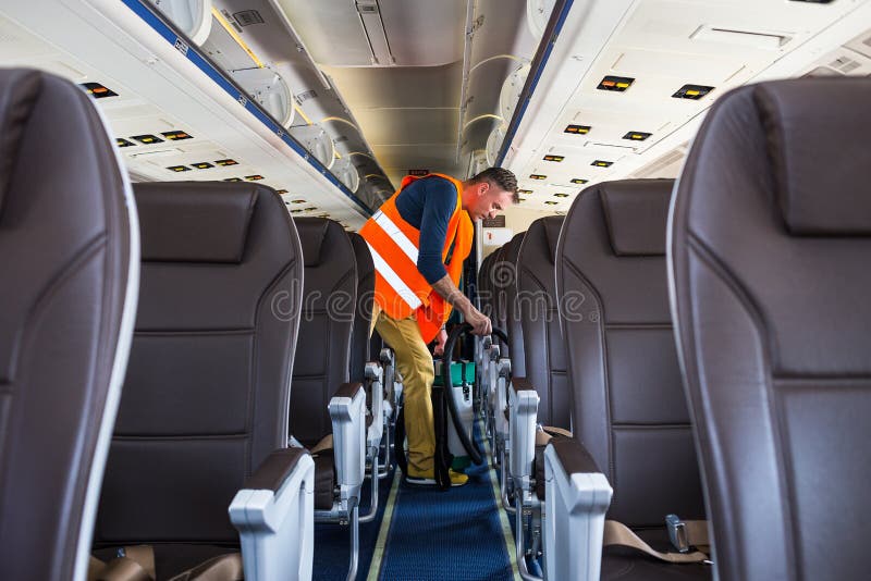 Airplane Cabin Cleaning Stock Photos Free & RoyaltyFree Stock Photos