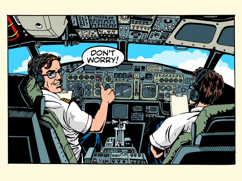 Airplane Captain Stock Illustrations – 4,565 Airplane Captain