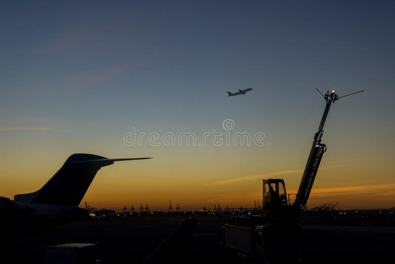 Aircraft are De Icing Systems Engine Ice Protection Systems Stock Photo