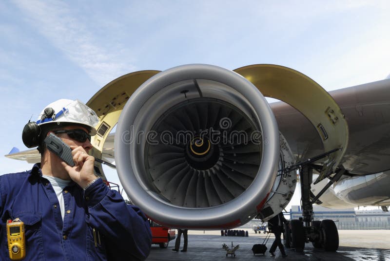 Aircraft engineering jet engine