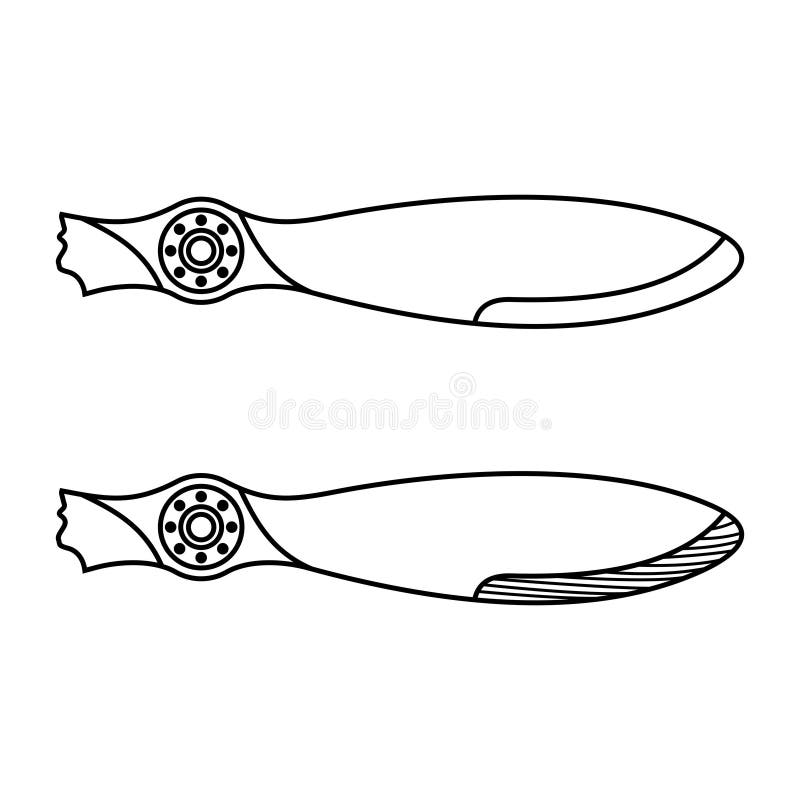 Vector propeller stock vector. Illustration of vector 21845534